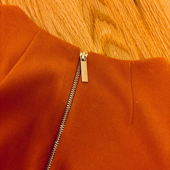 Calvin Klein Women’s Dress Gold Size 10 Shift short tulip live sleeve - Picture 4 of 10